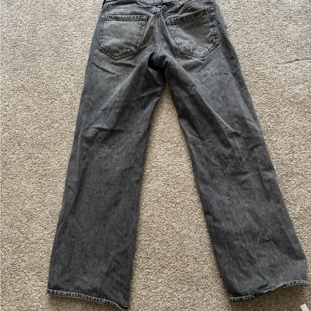 Hollister Dark Gray Flare Jeans - Picture 3 of 3